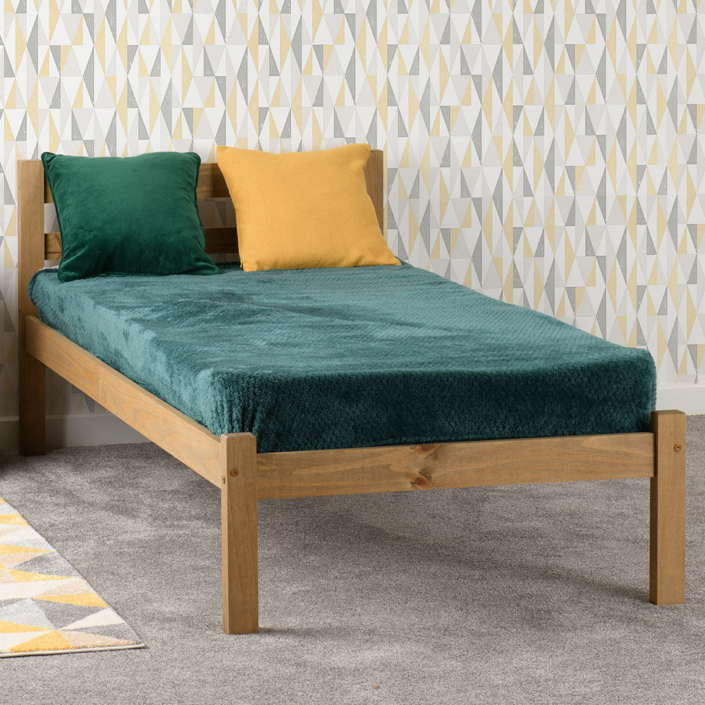 Seconique Panama Single Natural Wax Bed Image 1