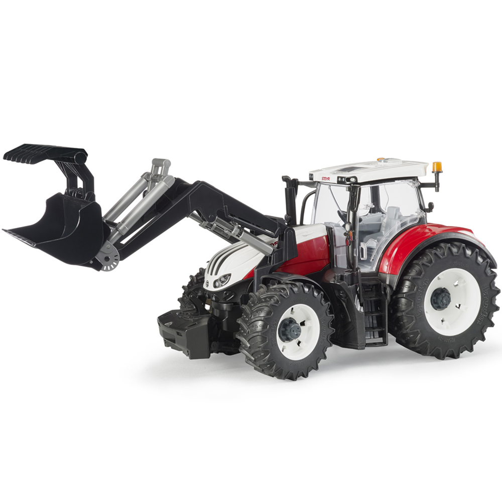Bruder Steyr 6300 Terrus CVT Tractor with Frontloader Image 4