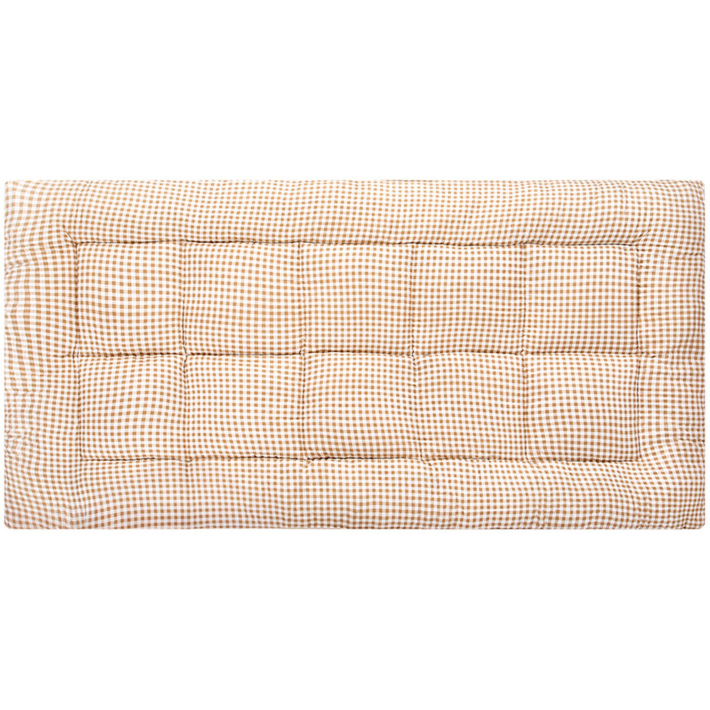 Living and Home Single Light Brown Quilted Mattress Topper Image 6