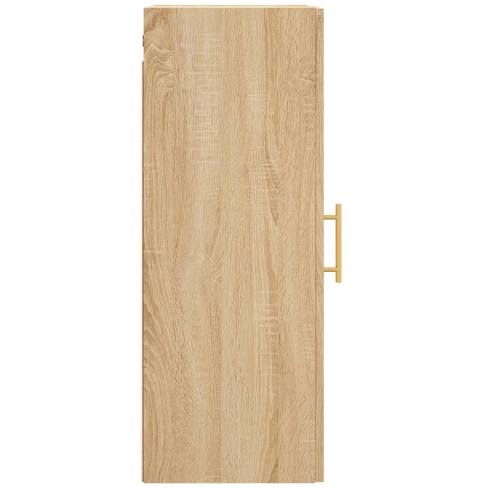 vidaXL Single Door Sonoma Oak Wall Mounted Narrow Cabinet Image 8