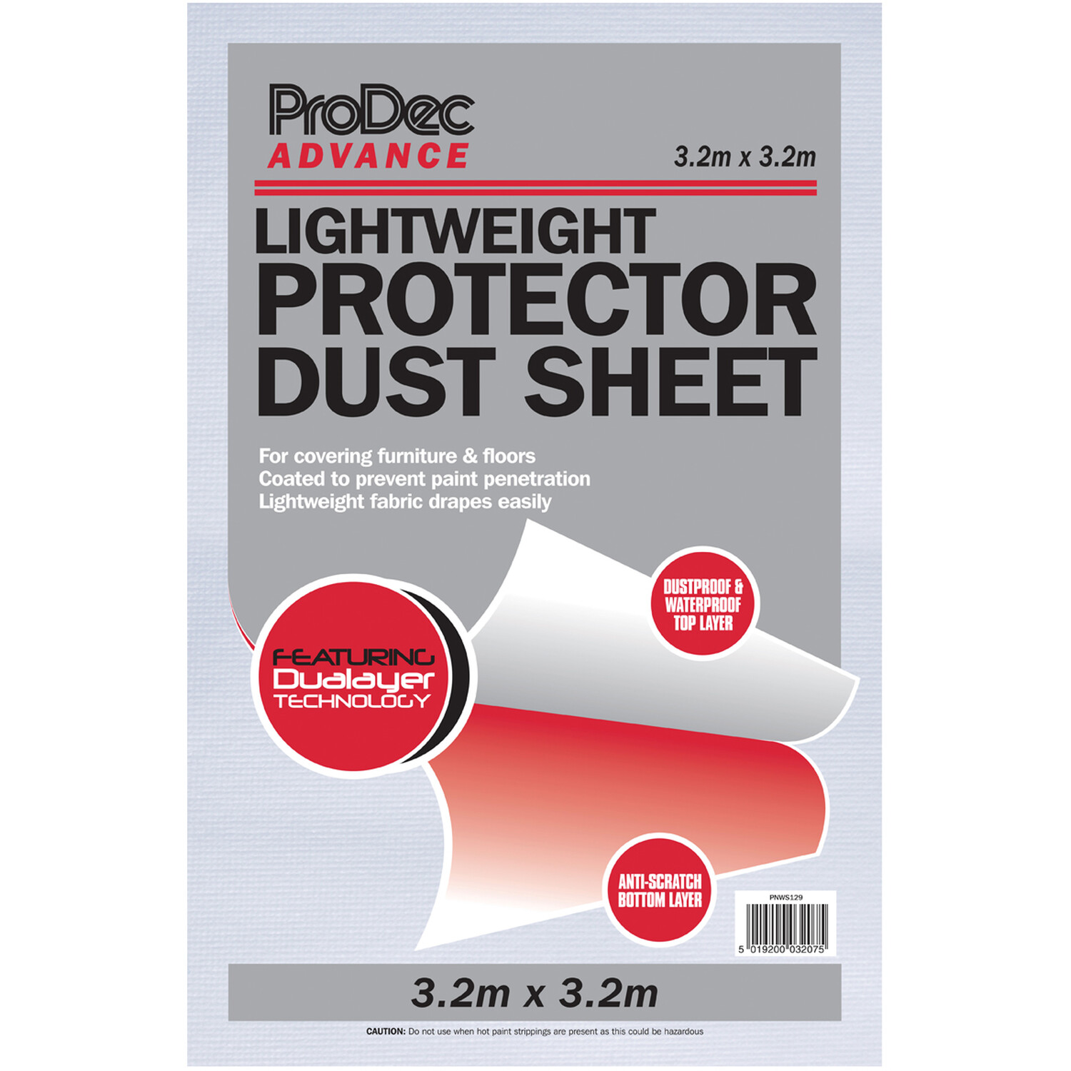 ProDec Lightweight Protector Dust Sheet Image 1