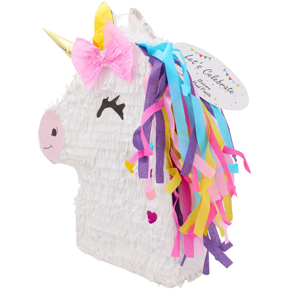 Unicorn Head Pinata Image 5