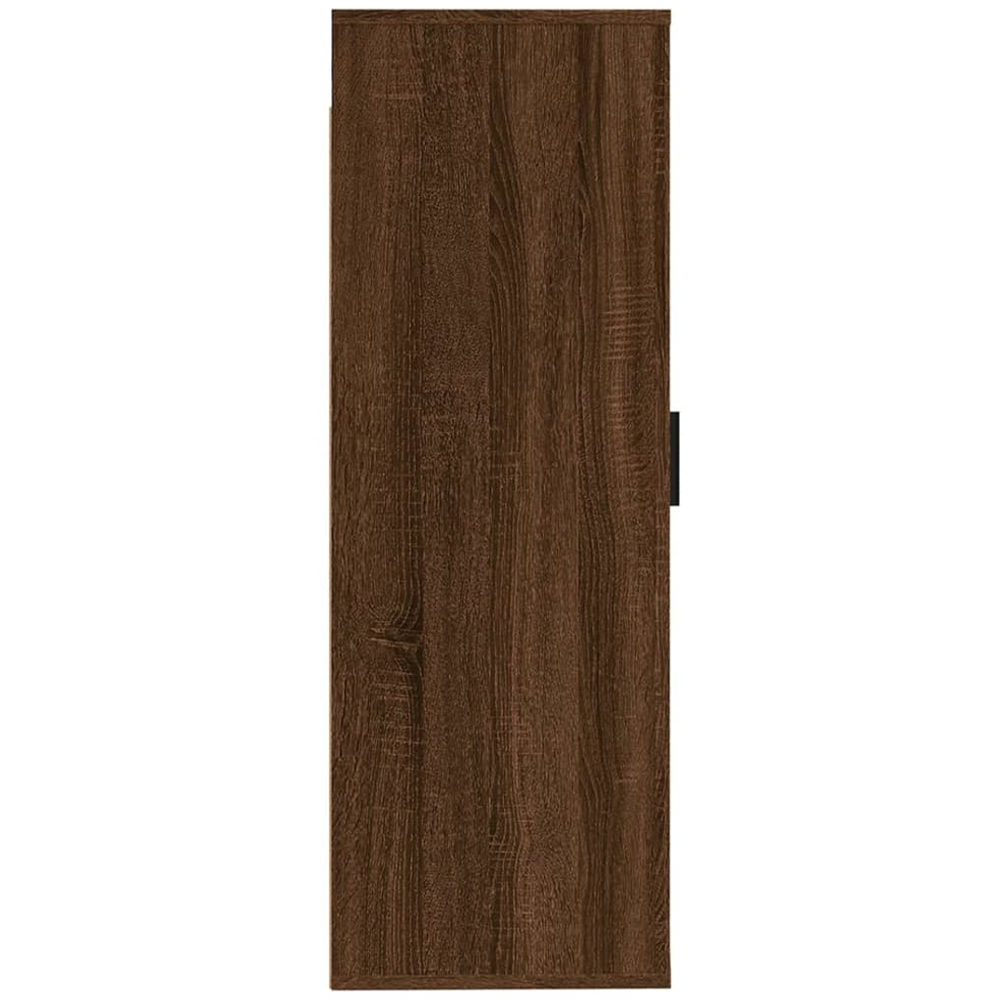 vidaXL Single Door Brown Oak Wall Mounted TV Cabinet Image 6