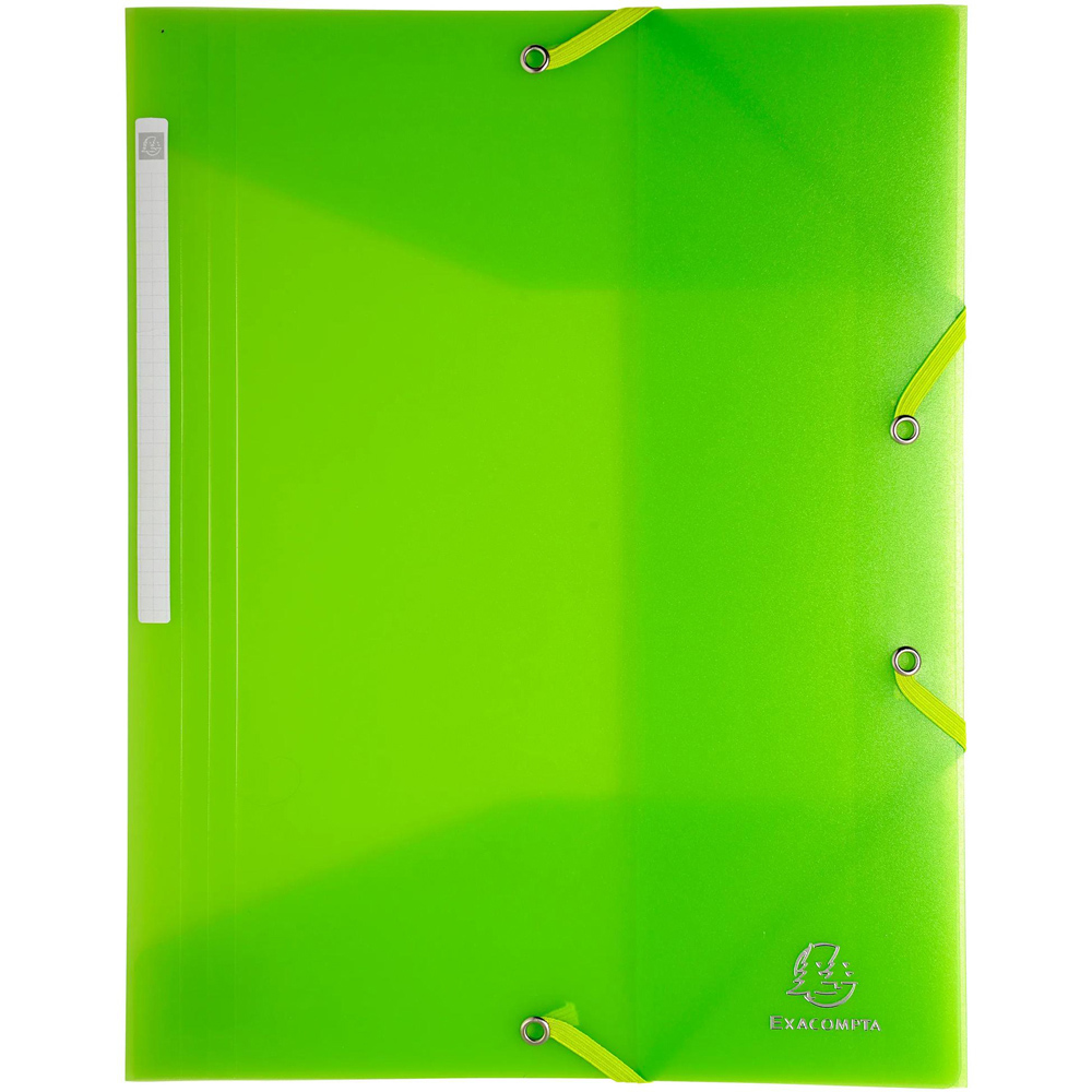 Exacompta Chromaline A6 Multicolour PP Elasticated 3 Flap Folder 25 Pack Image 5