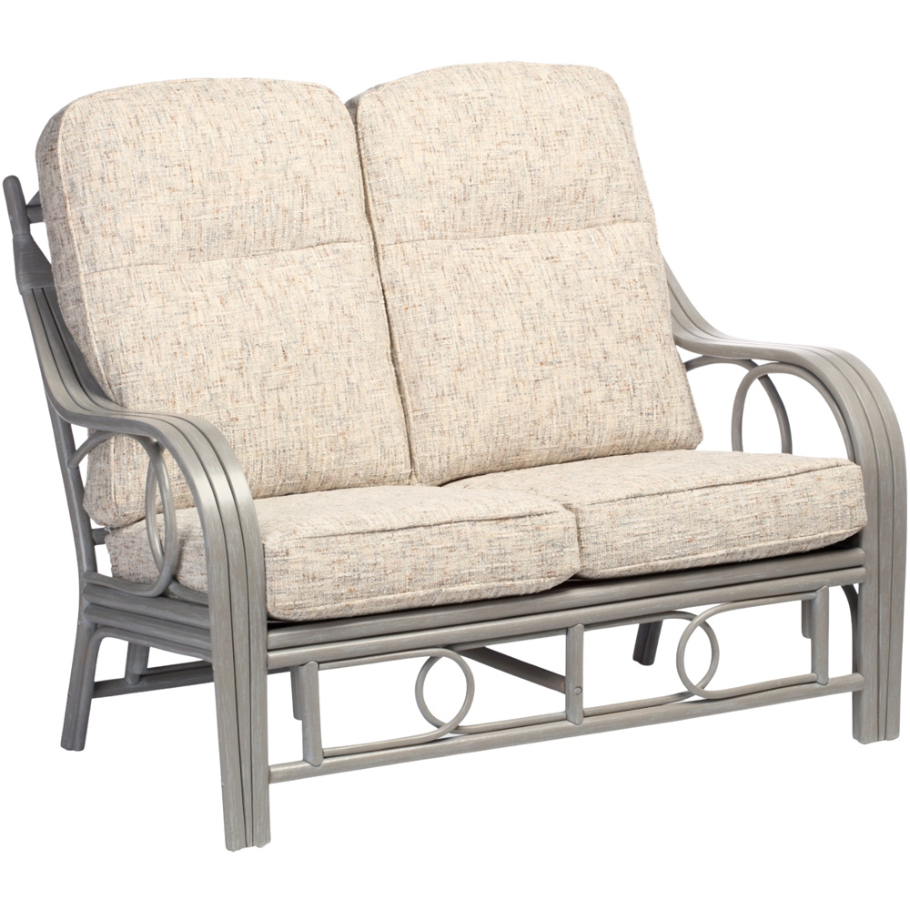 Desser Furniture Madrid 4 Seater Grey Farrow Sofa Set Image 3