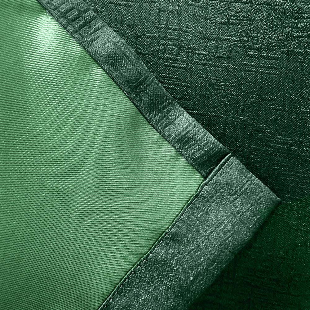 Enhanced Living Vogue Green Thermal Blackout Eyelet Readymade Curtains 229 x 229cm Image 4