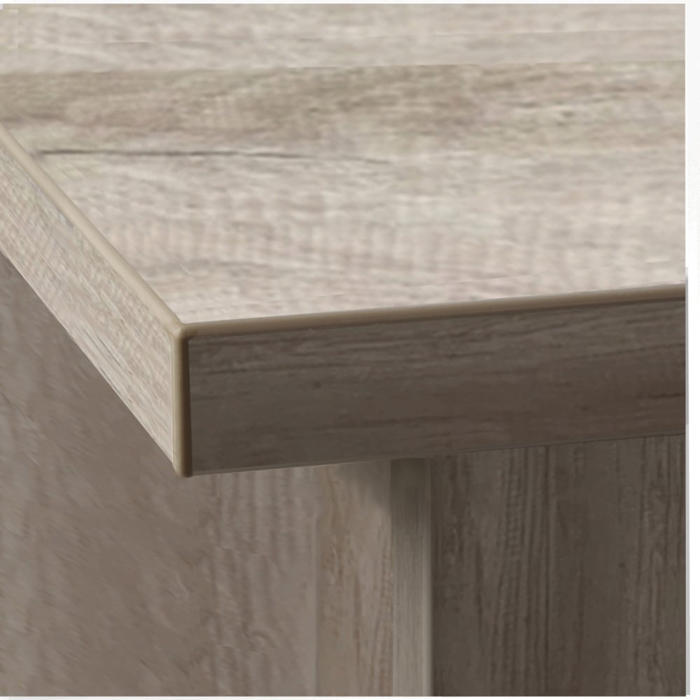 R White Cabinets 2 Door 3 Drawer Grey Set-13 Corner Desk Image 2