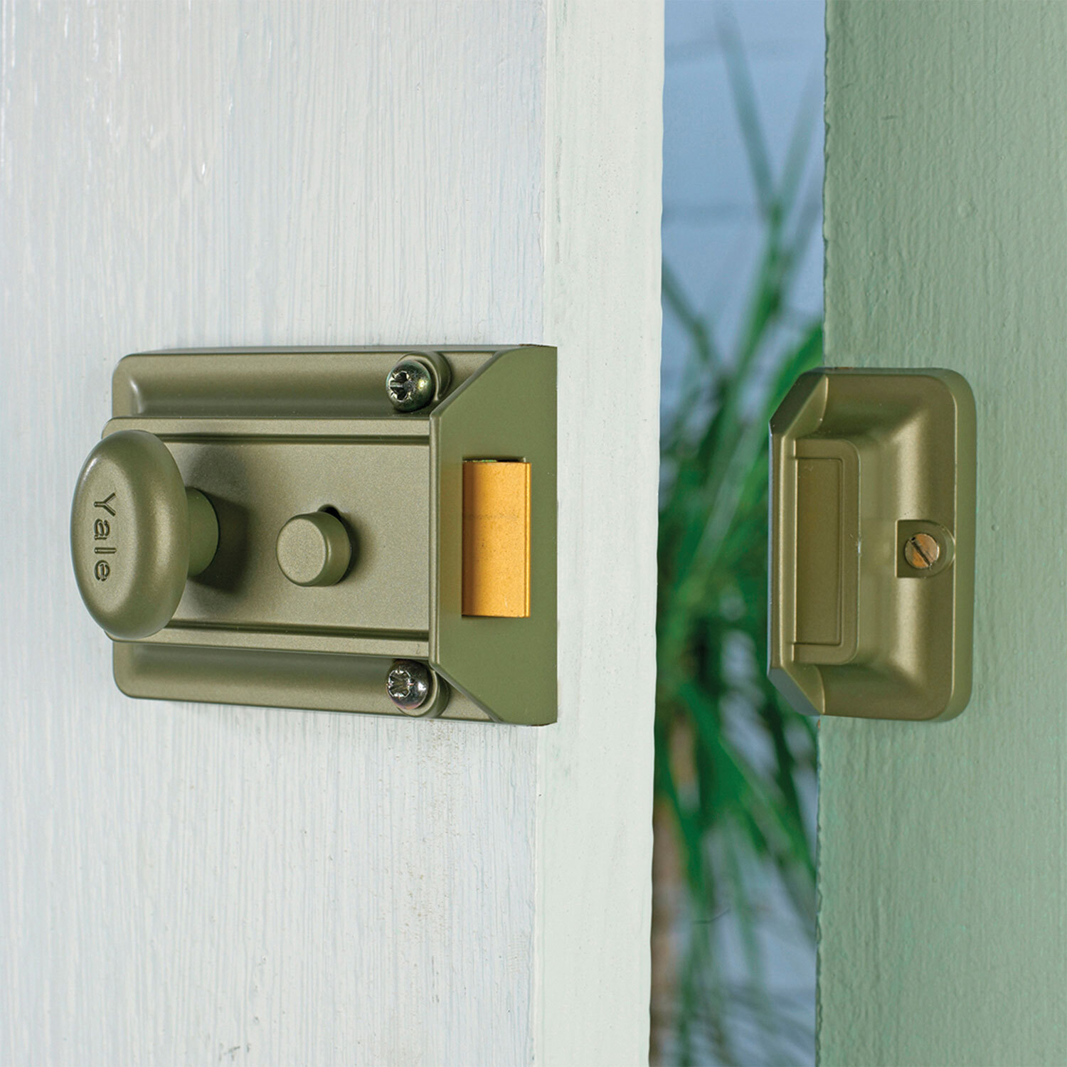 Green Night Latch 60mm Image 2