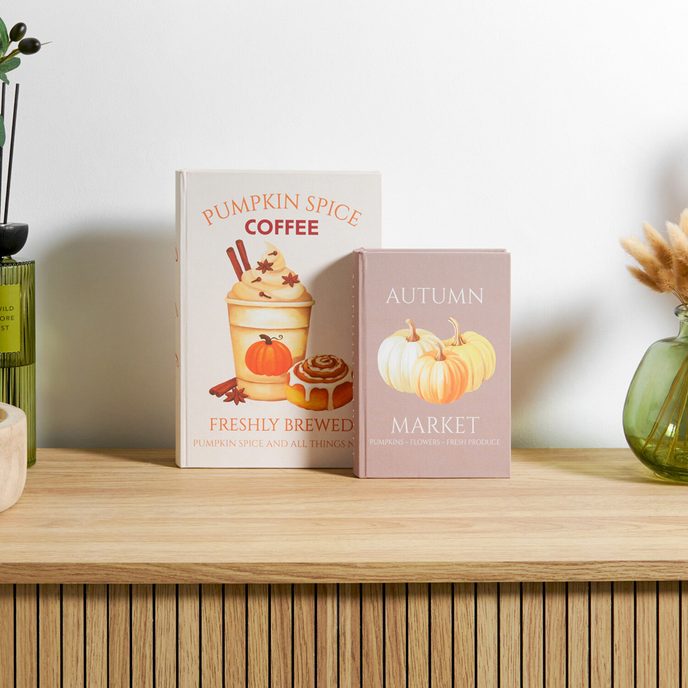 Set of 2 Autumn Book Boxes Image 4