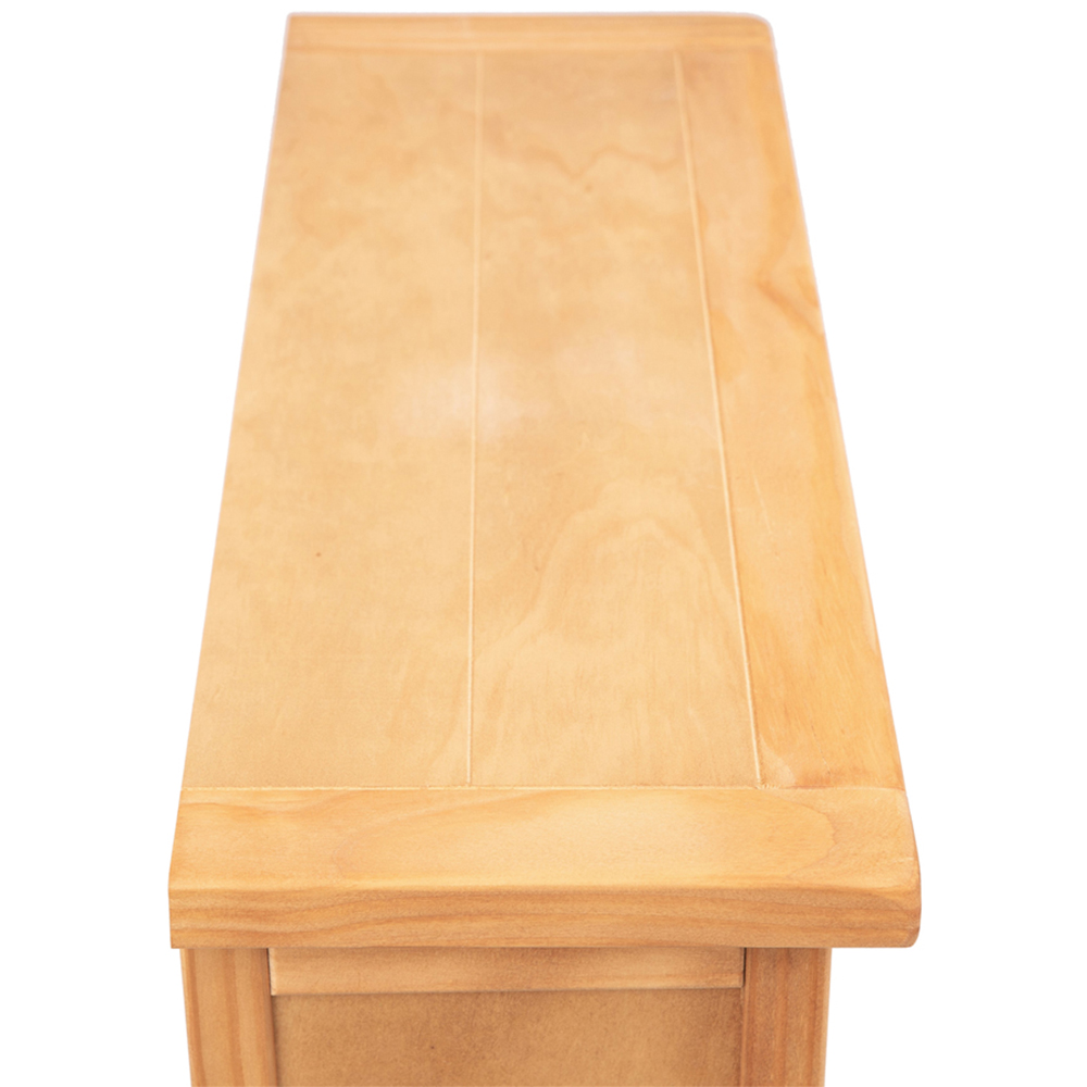 Lucca 4 Shelf Waxed Bookcase Image 6
