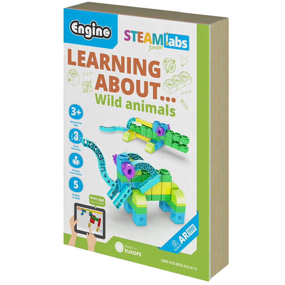 Engino Learning About Wild Animals Building Set Image 1