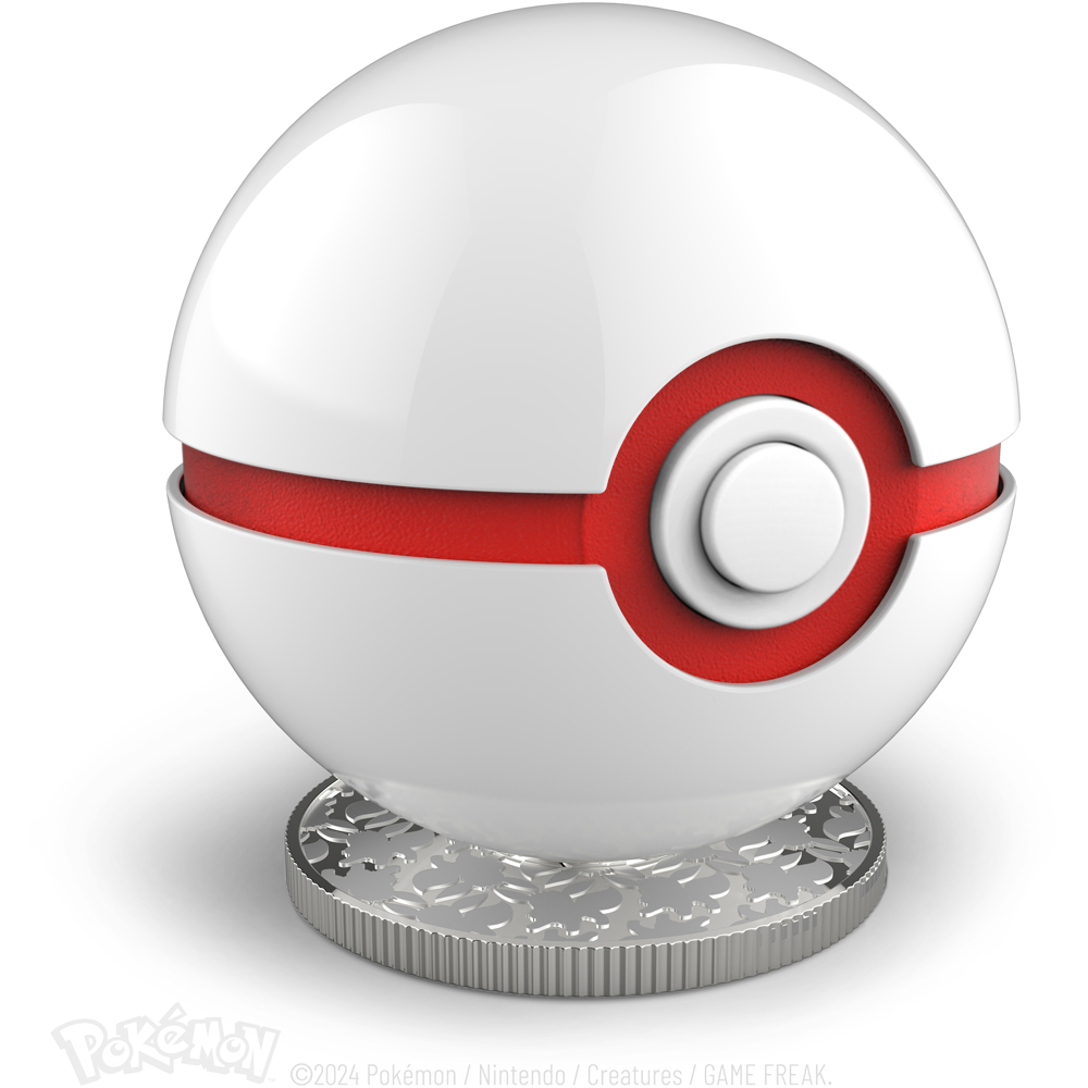 The Wand Company Pokemon Die-Cast Mini Premier Ball Replica Image 6
