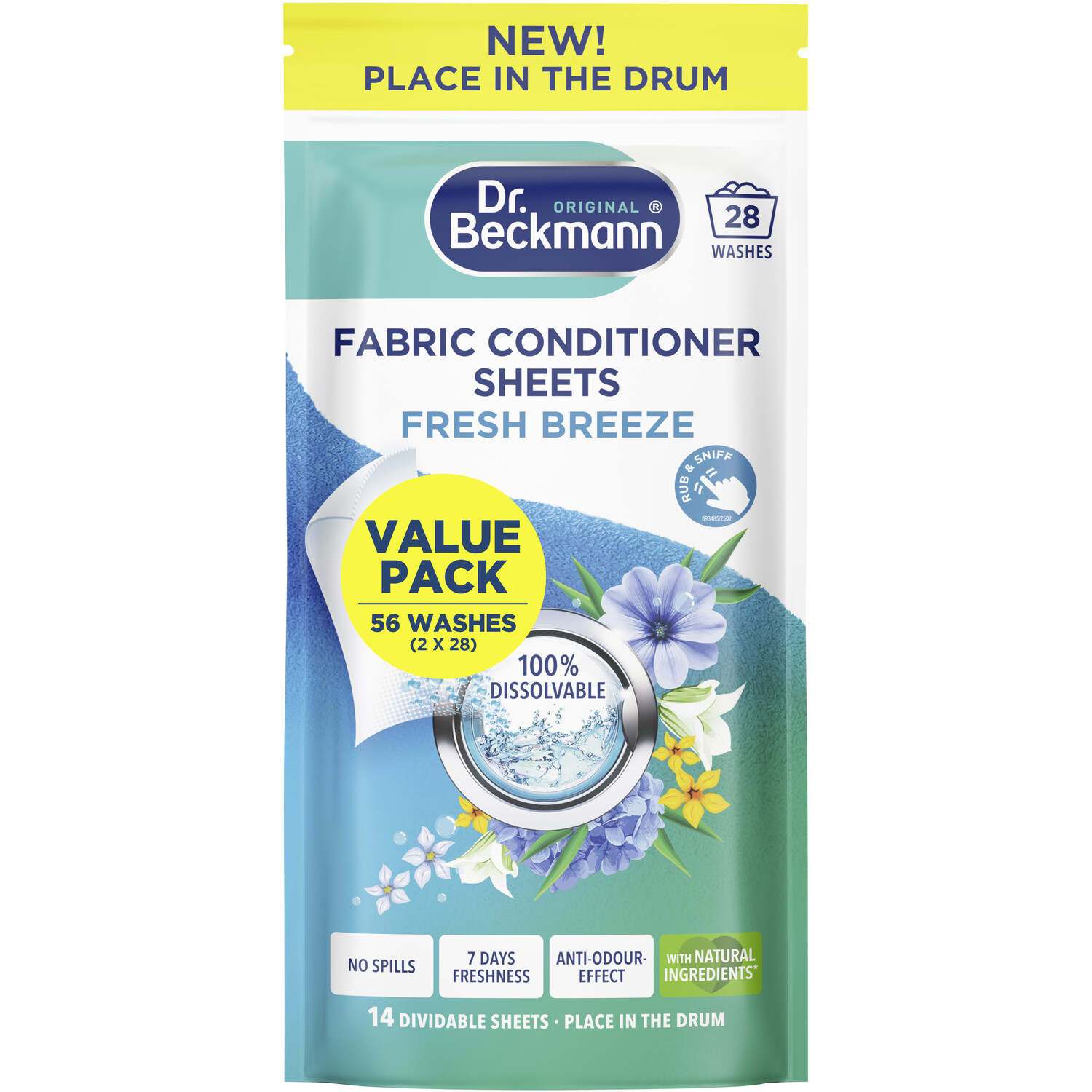 Dr Beckmann Fabric Conditioner Twin Pack Fresh Breeze Image