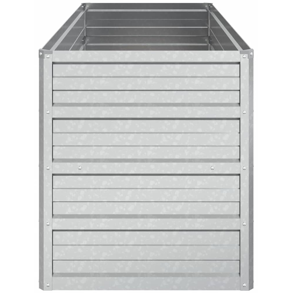 vidaXL Silver Steel Raised Garden Bed 45 x 100 x 40cm Image 4