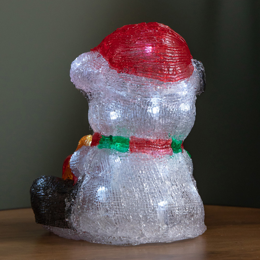 Samuel Alexander 30 Cool White LED Ice Panda Christmas Decoration 20cm Image 7