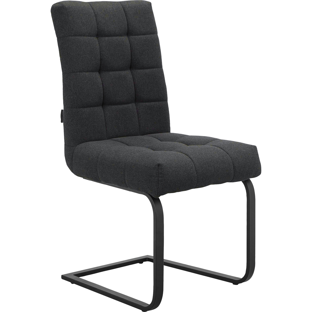 Dorel Terza Set of 2 Black Fabric Dining Chair Image 5