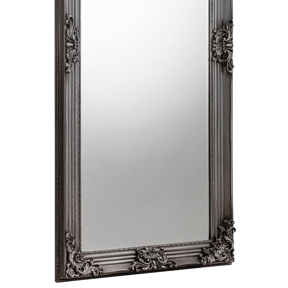 Julian Bowen Rococo Pewter Lean-To Dressing Mirror Image 4