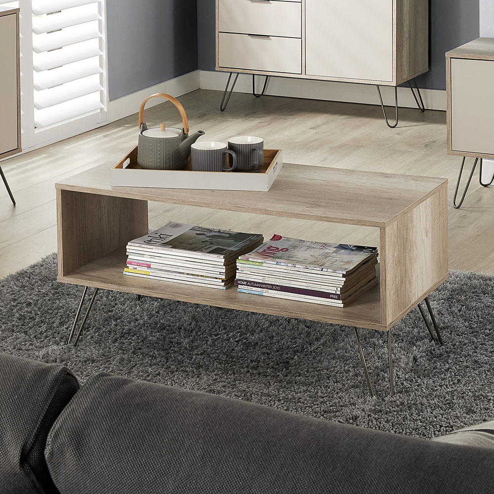 Core Products Augusta Driftwood and Calico Open Coffee Table Image 5