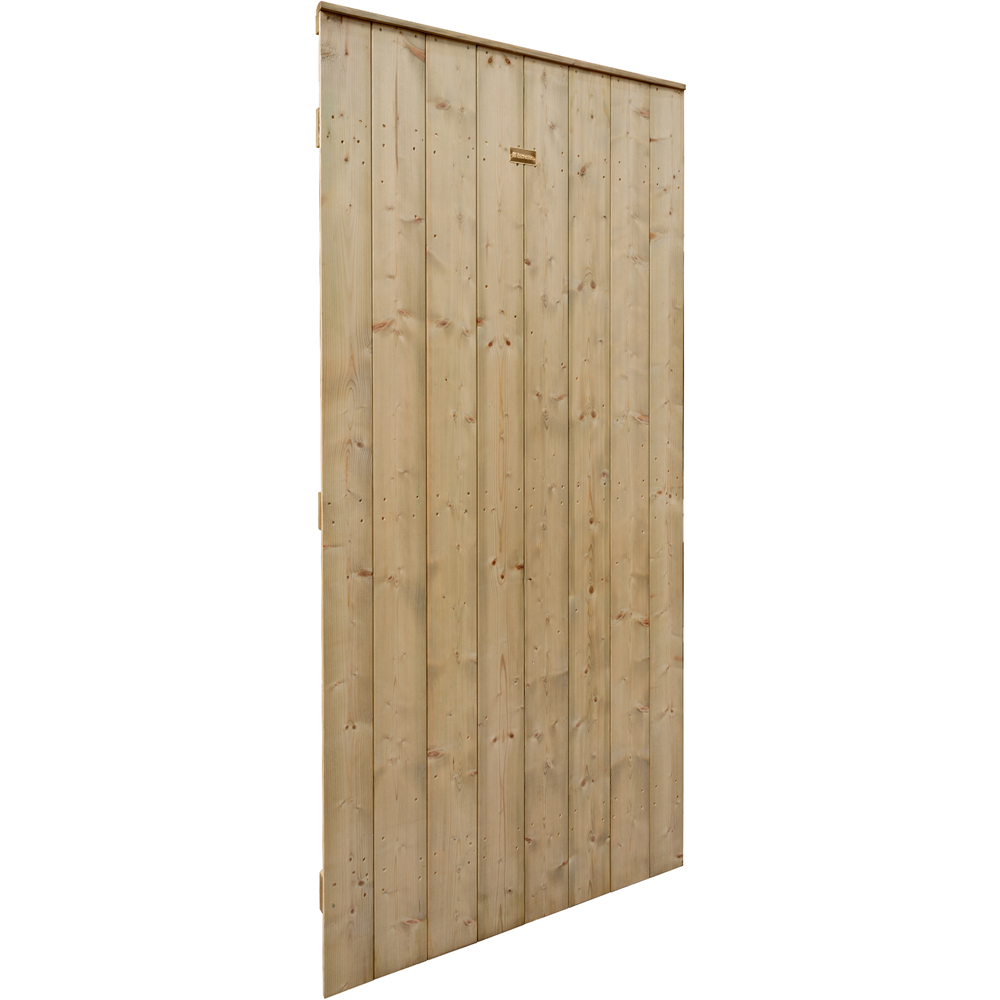 Rowlinson Tongue and Groove Square Top Wooden Gate Image 3