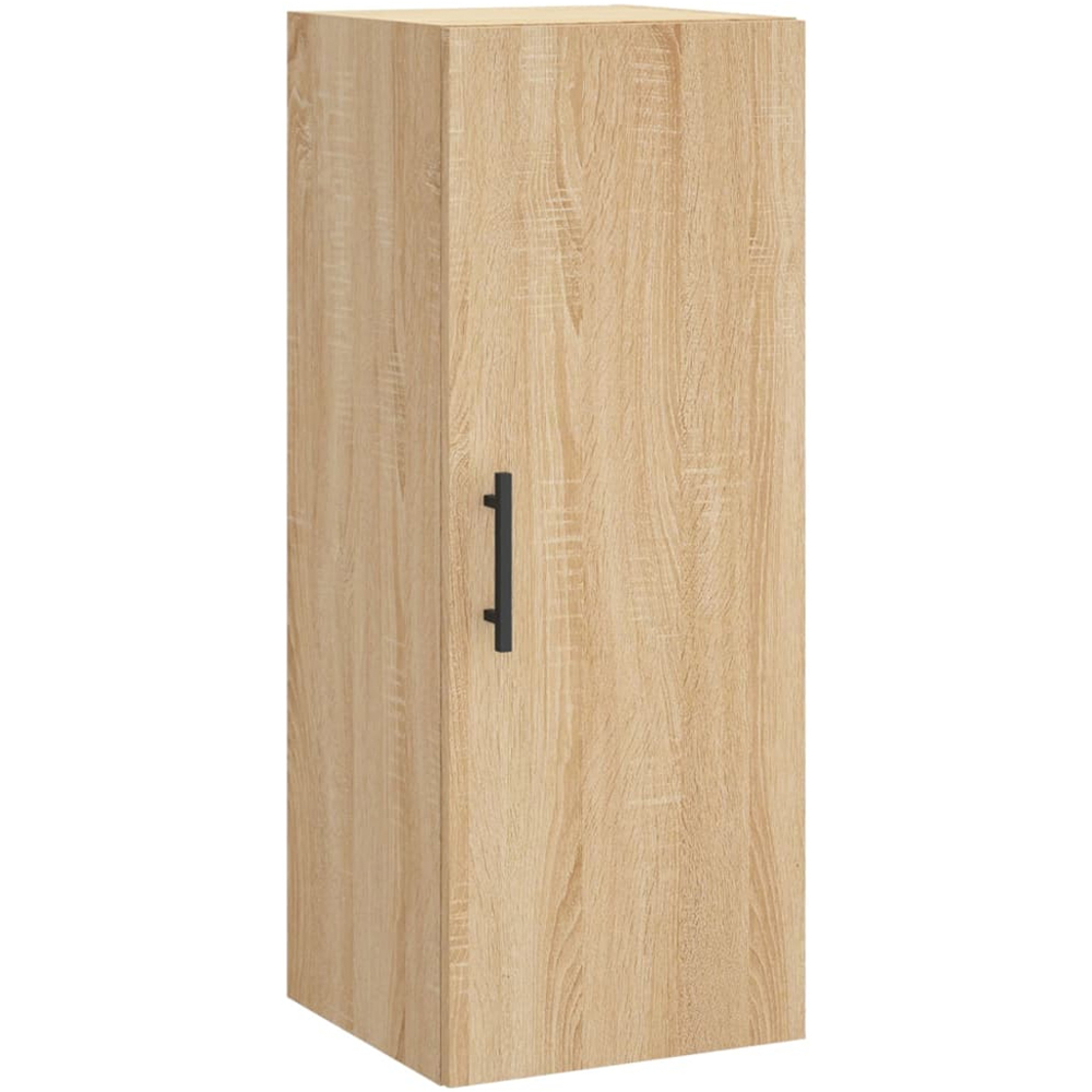vidaXL Single Door 3 Drawer Sonoma Oak Highboard Image 7