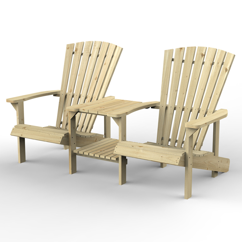 Forest Garden Florida 2 Seater Love Seat Image 2