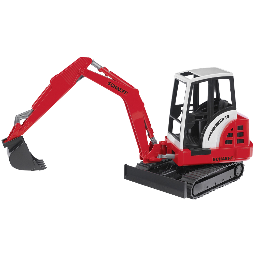 Bruder Kids Schaeff HR16 Mini Tracked Excavator Playset Model Image 1