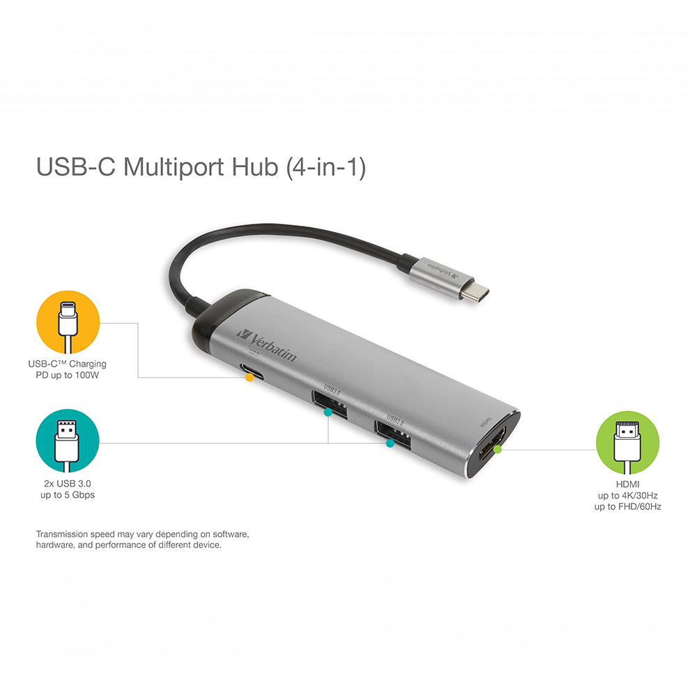 Verbatim USB-C Multiport Hub Image 2