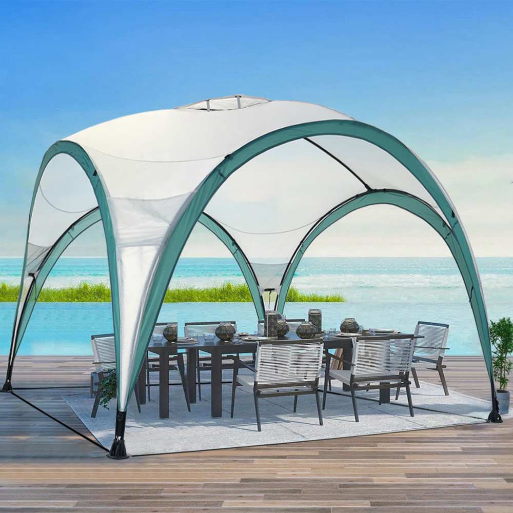 Living and Home 3 x 3m Green Gazebo Canopy Image 6