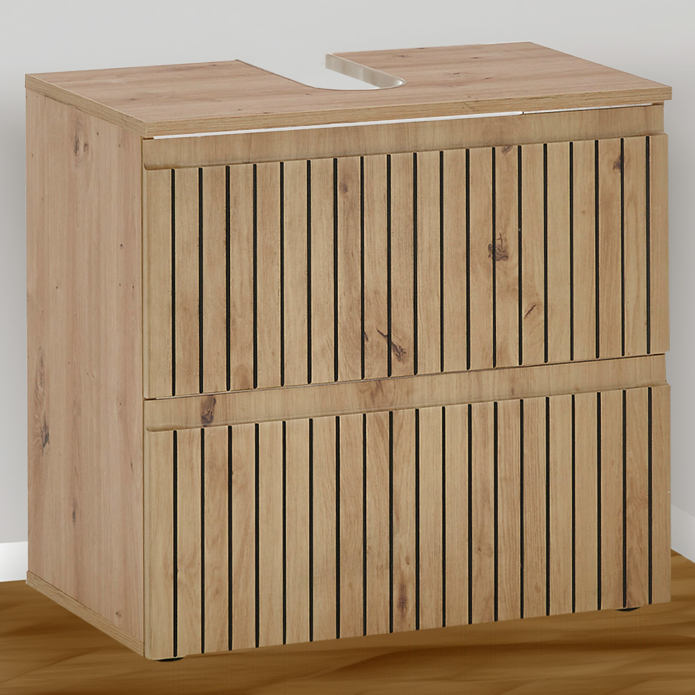 Julian Bowen Austin 2 Drawer Under Sink Cabinet Image 1