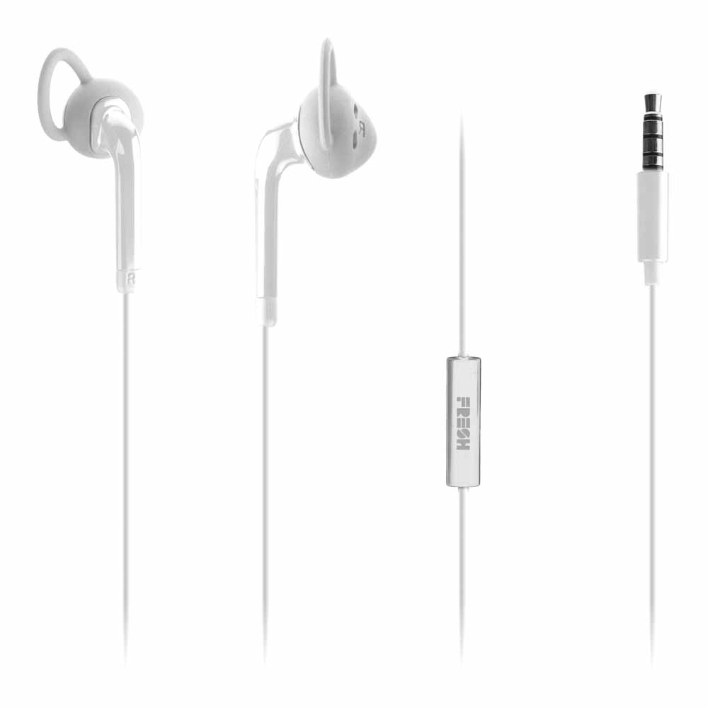 Fresh In-Ear Wired Sport Earphones White Image 3
