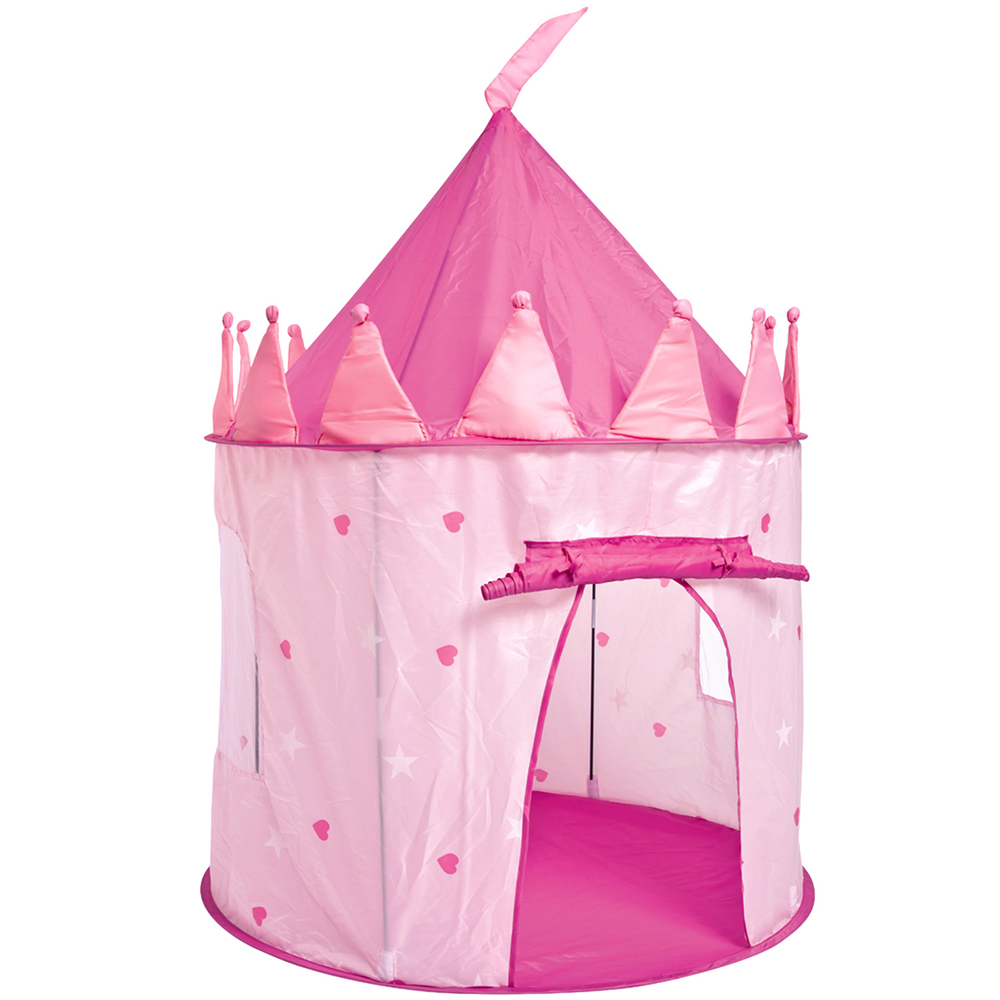 Charles Bentley Pink Children's Princess Play Tent Image 1