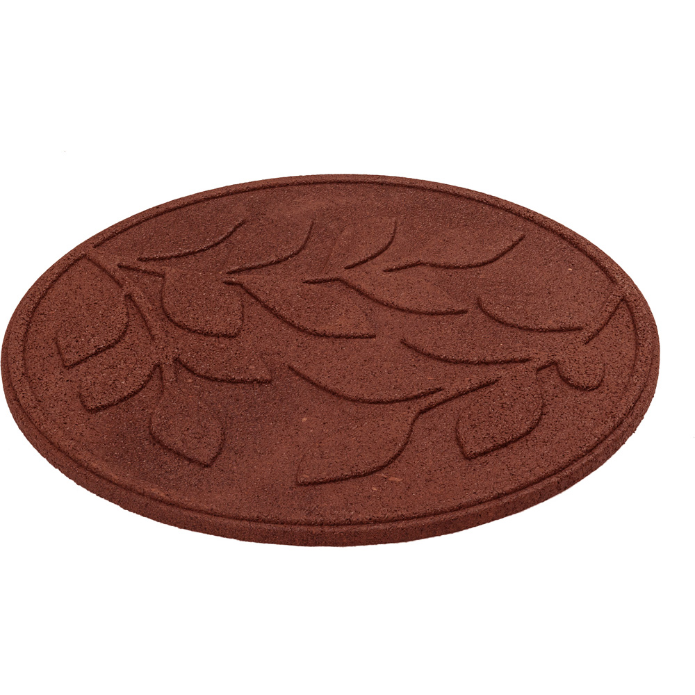 Nicoman Terracotta Leaves Reversible Garden Stepping Stone 46cm 4 Pack Image 4