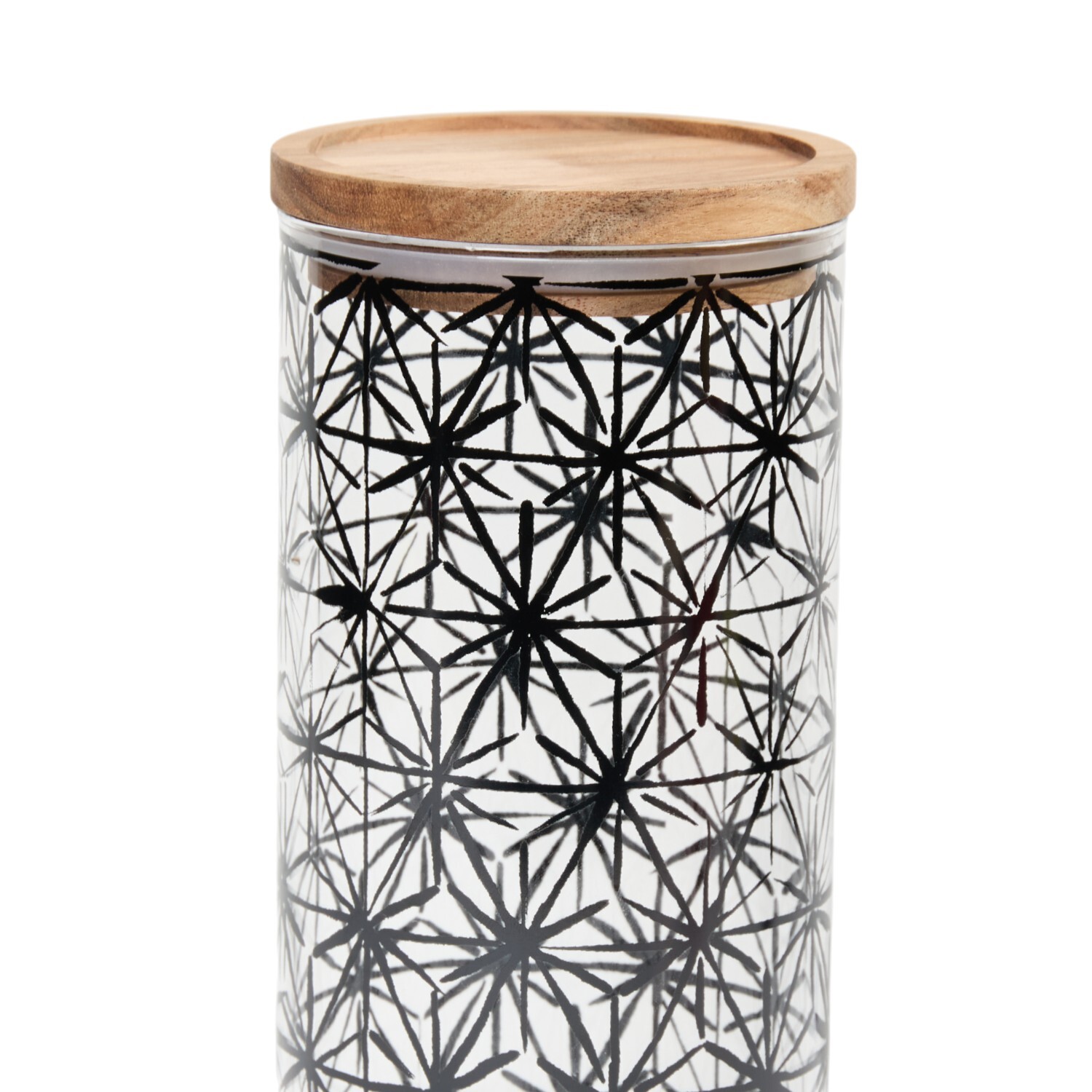 Glass Canister with Acacia Lid 1.2l Image 2