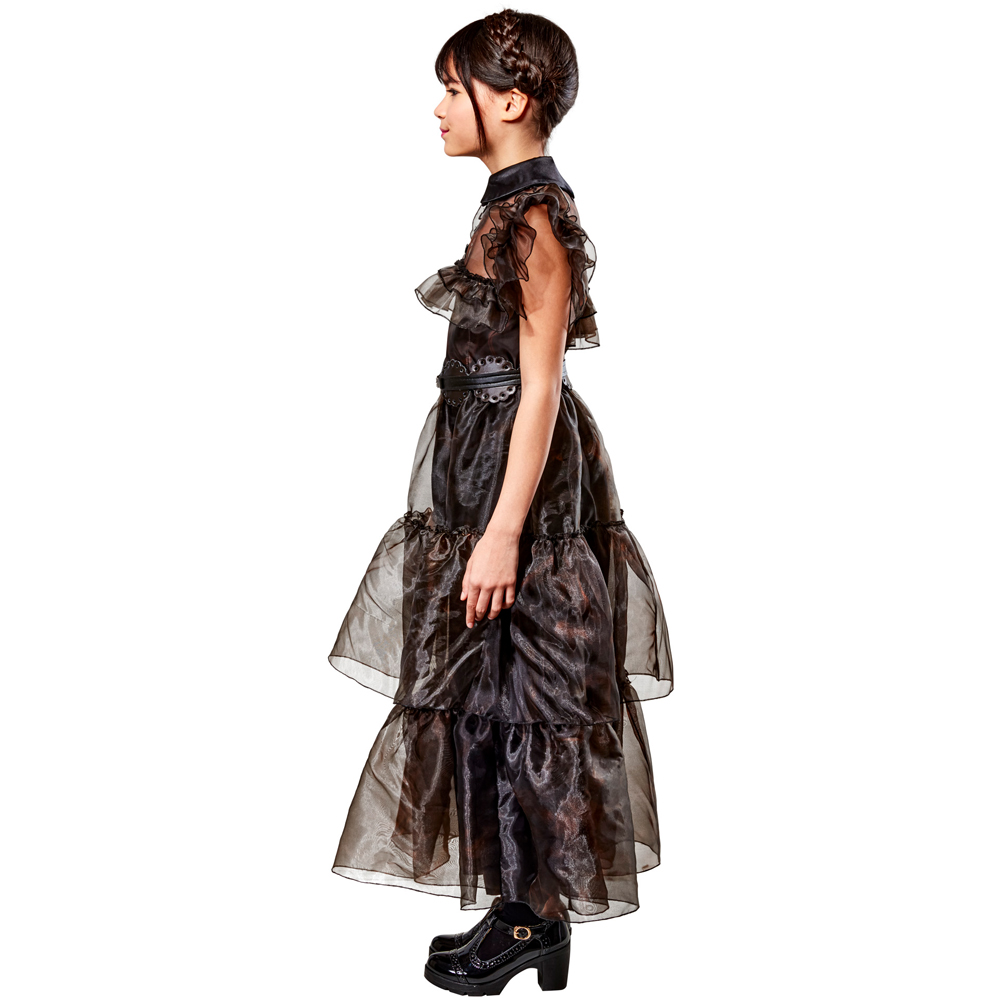 Rubies Masquerade Kids Wednesday Rave'n Dress Costume Large Image 3