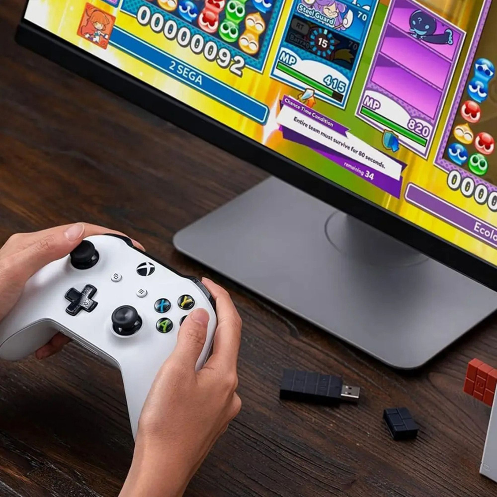 8BitDo Brown Brick Style USB Wireless Controller Adapter 2 Image 5
