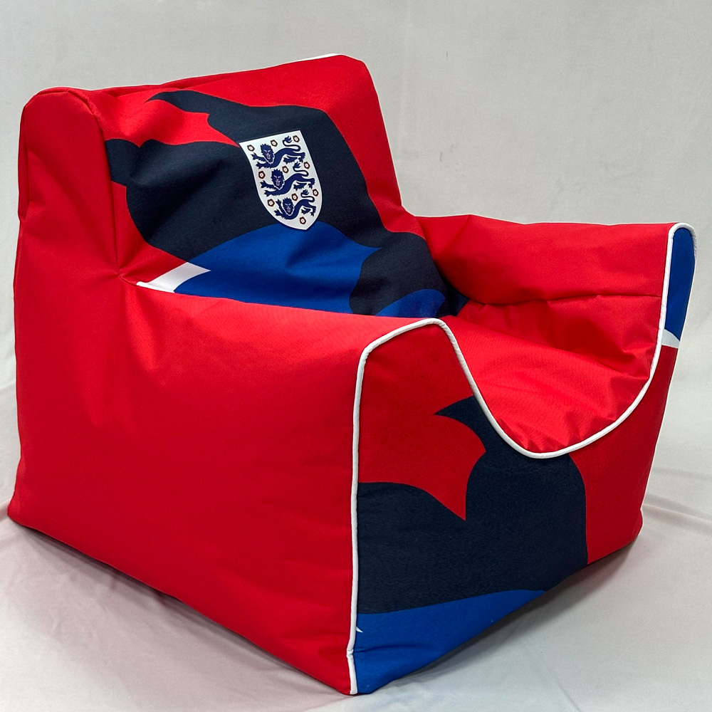 Kaikoo England FA Football Red Print Base Funzee Seat Image 6