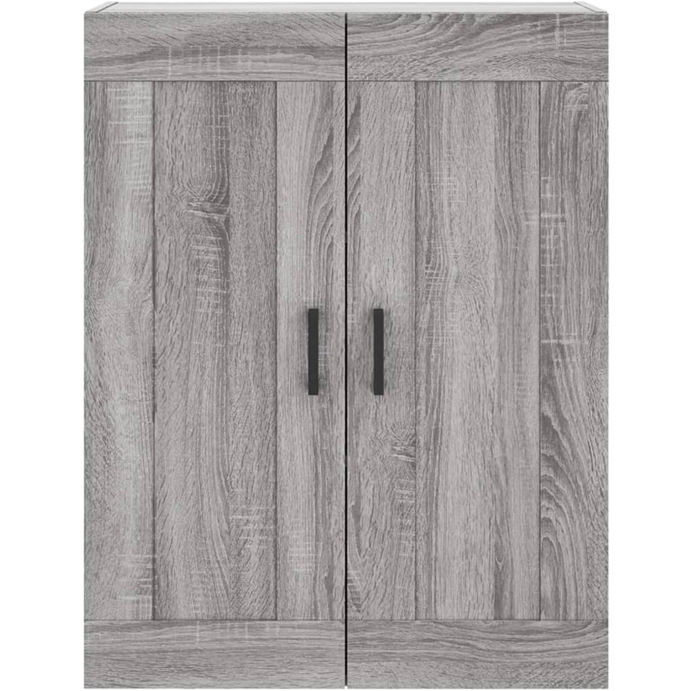 vidaXL 2 Door Grey Sonoma Wall Mounted Cabinet Set of 2 Image 6