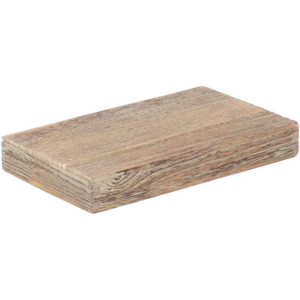 Red Hamper Medium Shallow Wooden Plinth Tray Image 2