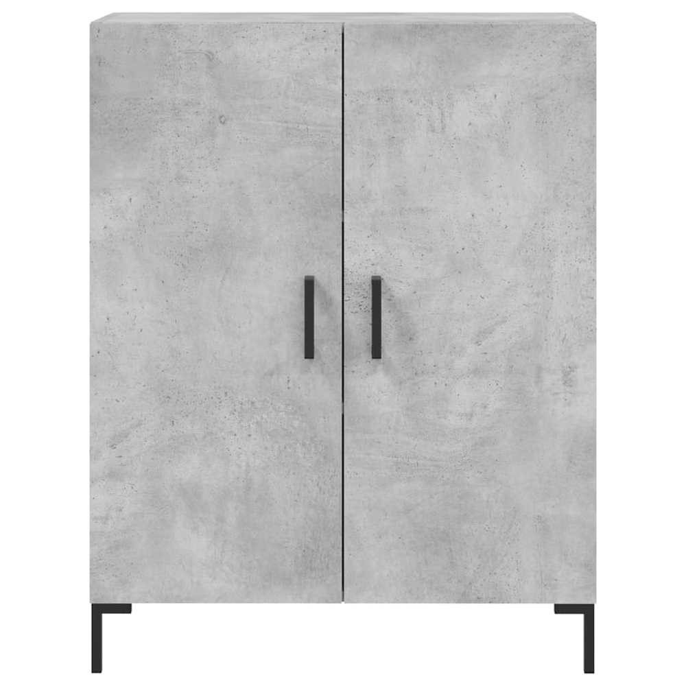 vidaXL 2 Door 3 Shelf Concrete Grey Highboard Image 8