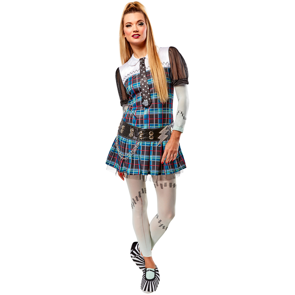 Monster High Adult Frankie Stein Halloween Costume Medium Image 2