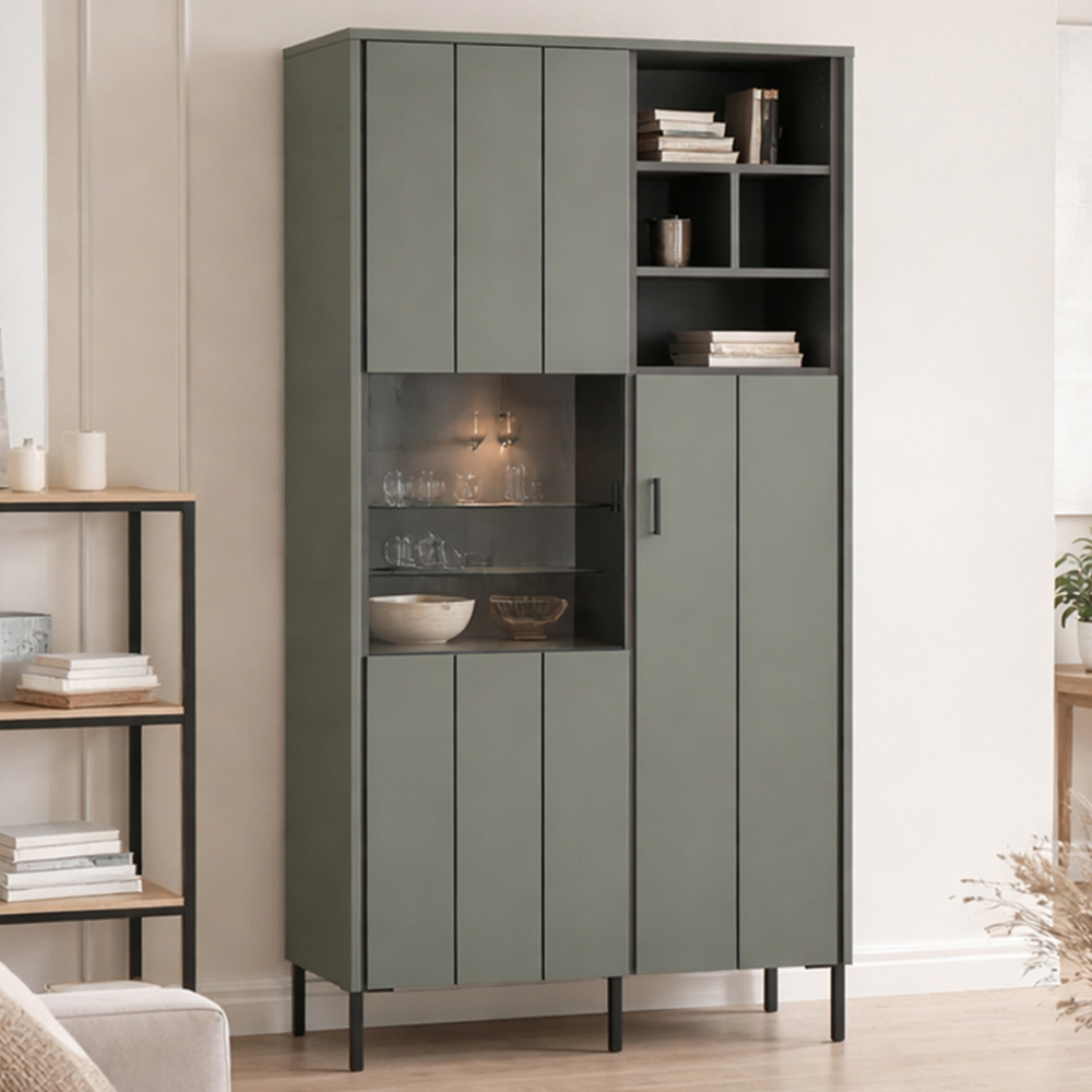 Furniture To Go Arundel 3 Door Green Cabinet Image 1