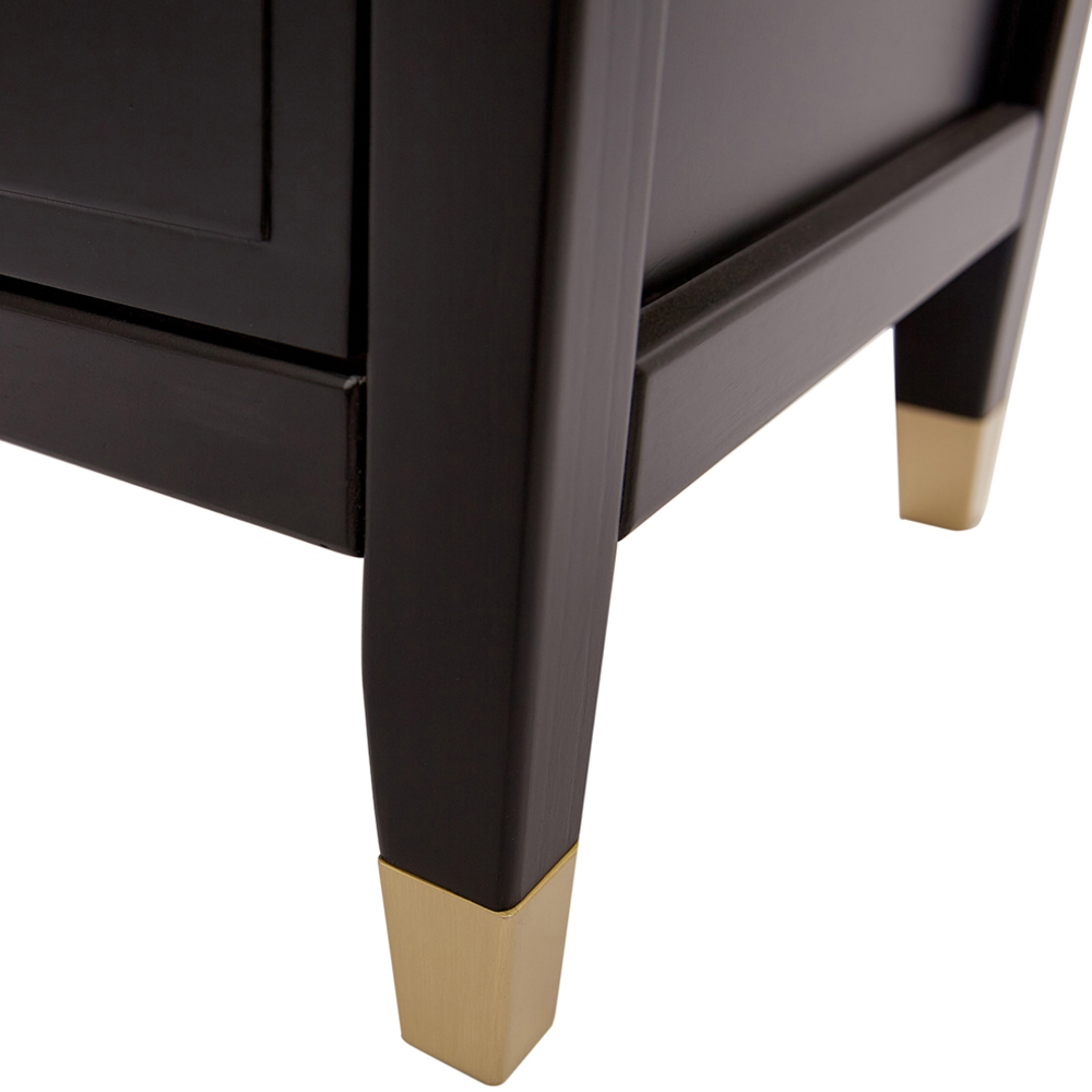 Palazzi 6 Drawer Black Chest of Drawers Image 7