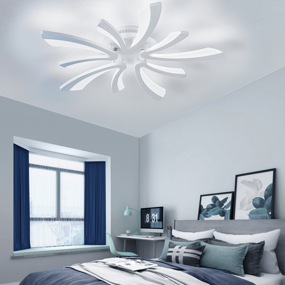 Living and Home 29 inch White V Shaped Stepless Dimming LED Ceiling Light Image 6