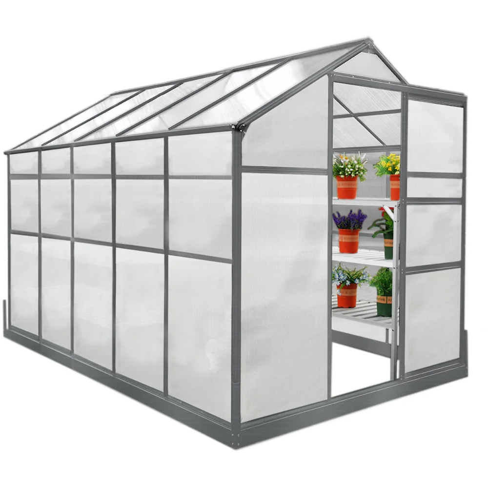 MonsterShop 6 x 10ft Greenhouse with Base Image 3