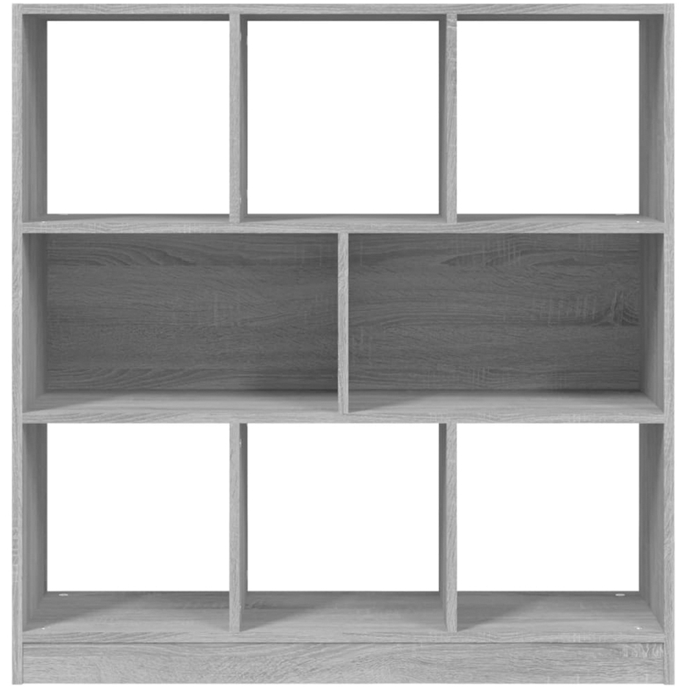 vidaXL 8 Shelf Grey Sonoma Bookcase Image 4