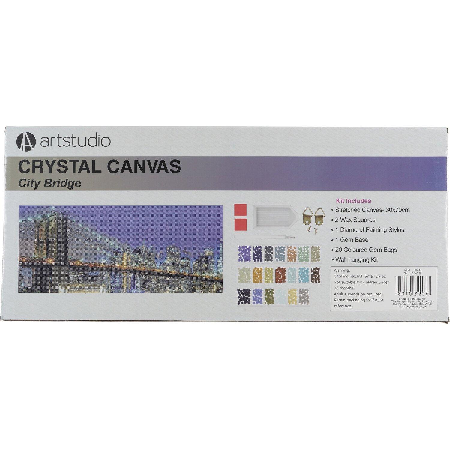 Crystal Canvas Trevi Fountain or City Bridge Image 6