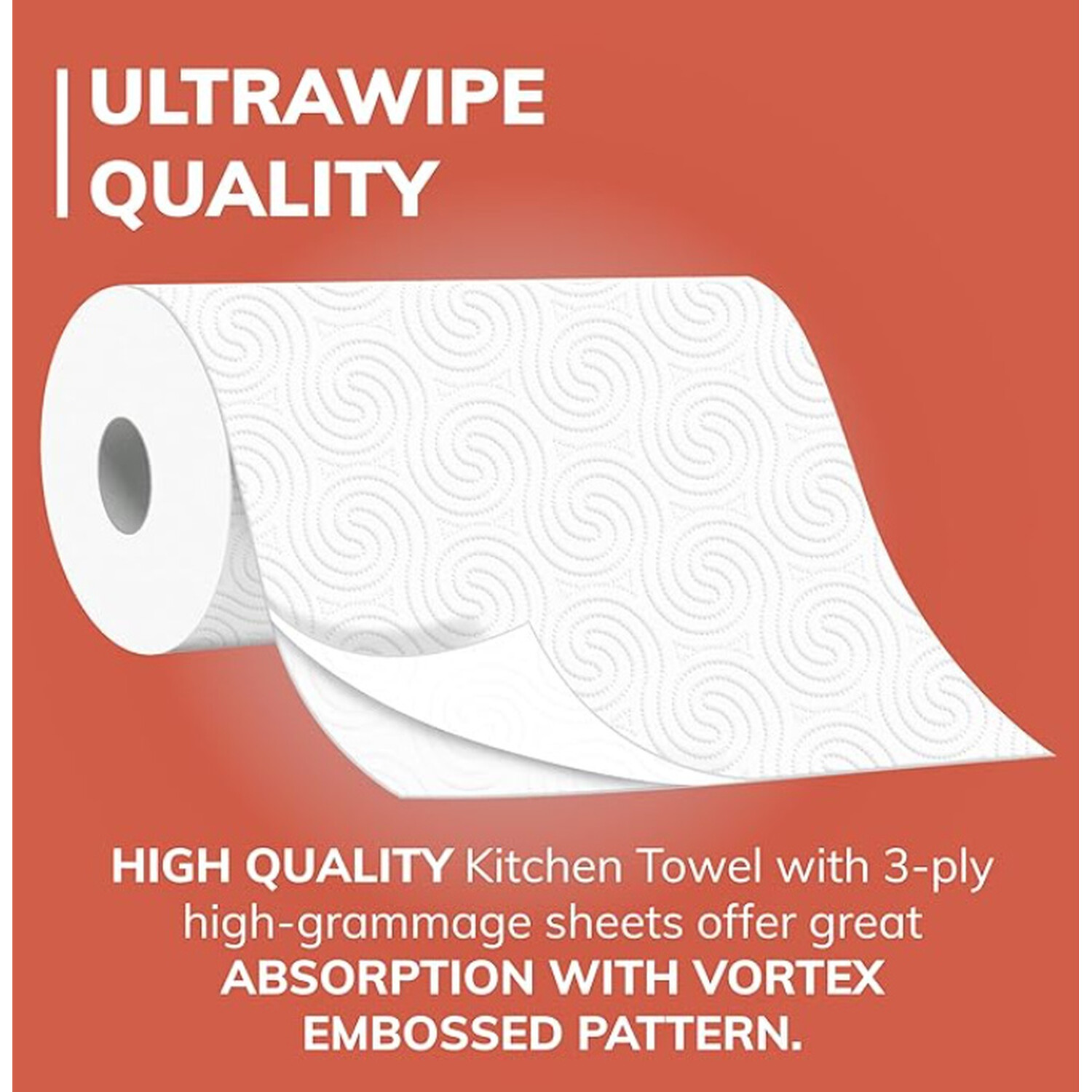 Pack of 2 Foxy Ultrawipe 3 Ply Kitchen Towels Image 6