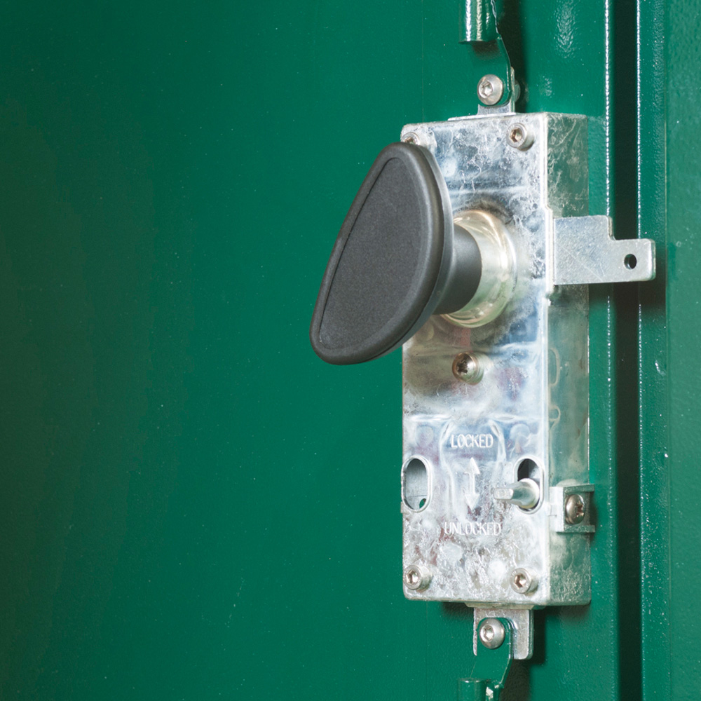 Asgard Flexistore 5 x 11ft Green Apex Garden Shed Image 4