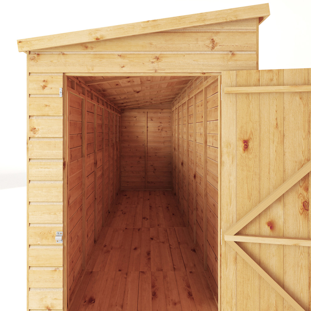 Mercia 16 x 4ft Shiplap Pent Shed Image 5