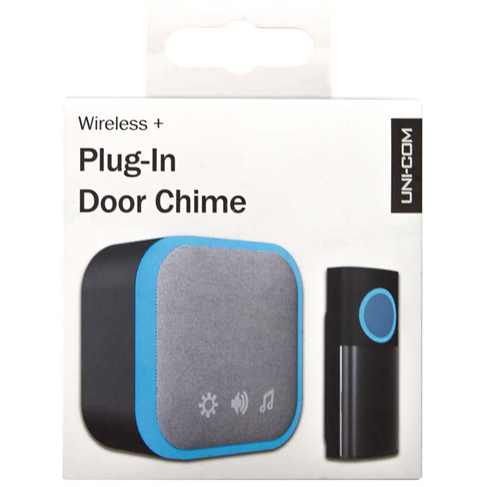 Uni-Com Black Plug In Door Chime Image 3